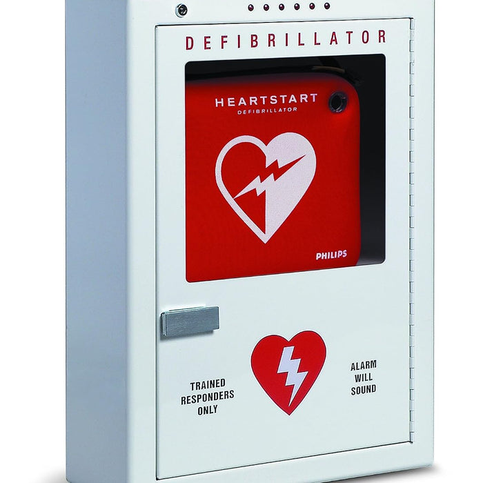 Philips PFE7024D AED Premium Wall Cabinet — Alarmed product photo