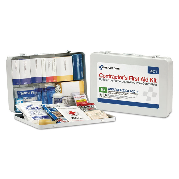 First Aid Only 90671 50-Person ANSI B+ Contractor's Emergency First Aid Kit product photo