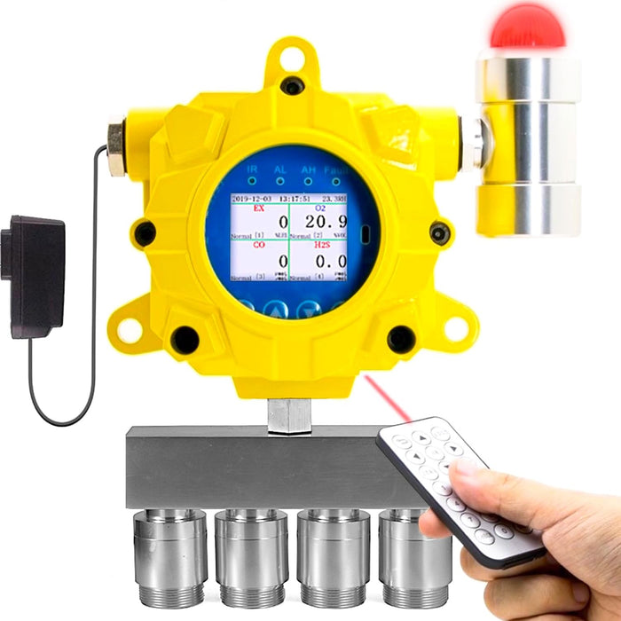 Forensics 4 Gas Wall-Mount Monitor — Fixed CO, H2S, O2 & LEL product photo