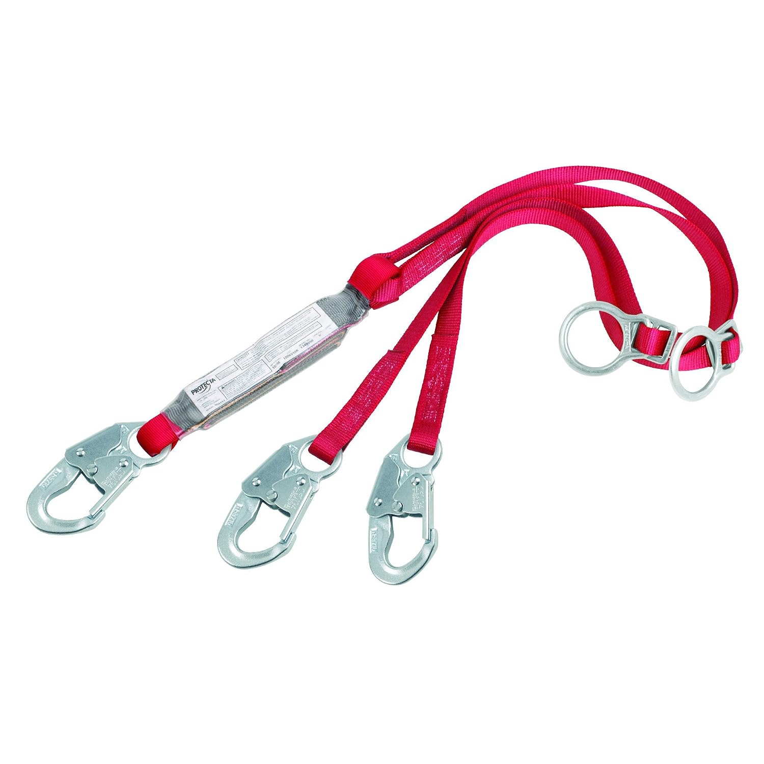 3M Protecta PRO Tie-Back Adjustable Shock Absorbing Lanyard — 1342200 product photo