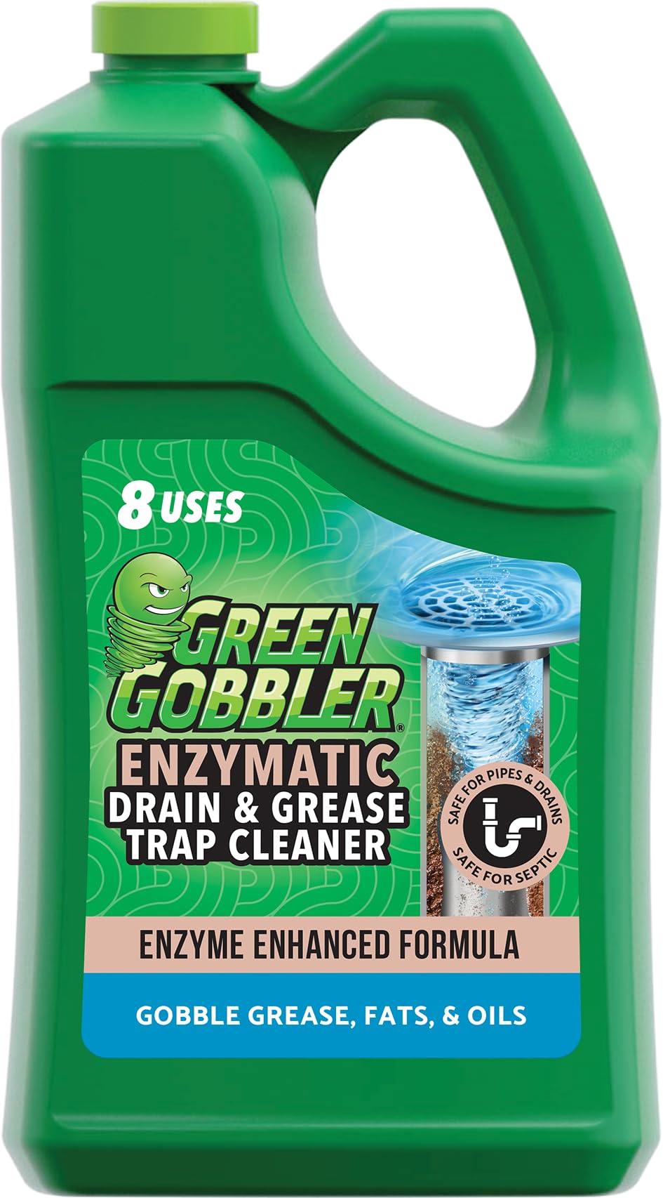 Green Gobbler Enzyme Drain Cleaner — Odor Control & Grease Breakdown product photo