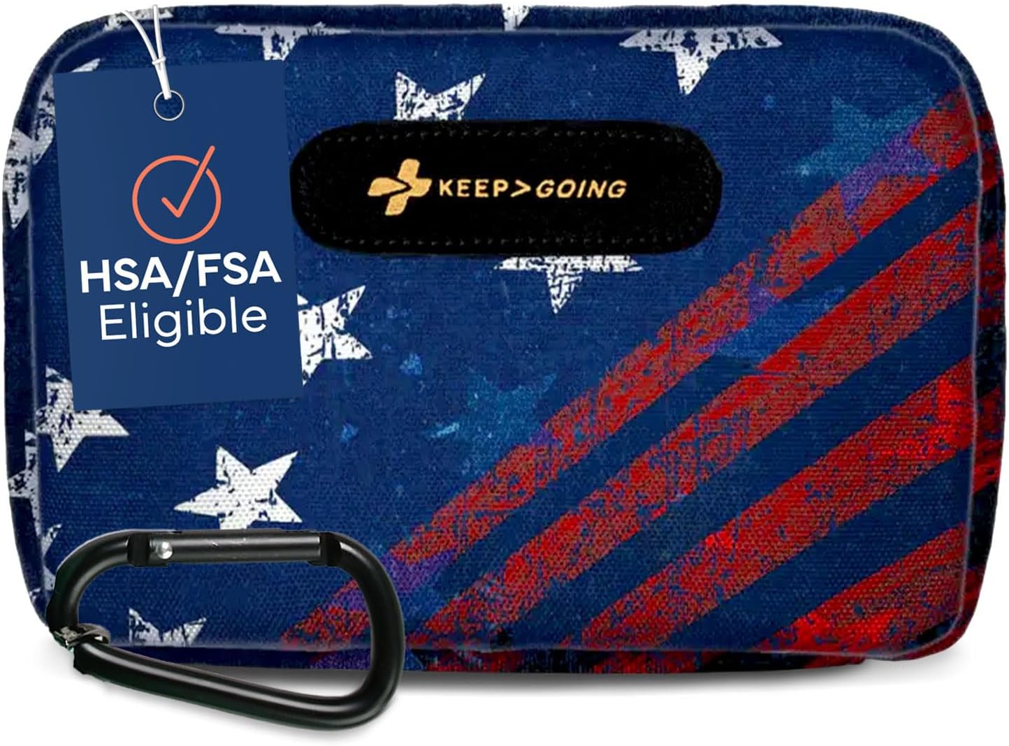 KeepGoing Travel First Aid Kit — 130 Pieces, Latex-Free, TSA-Approved for Car & Outdoors product photo