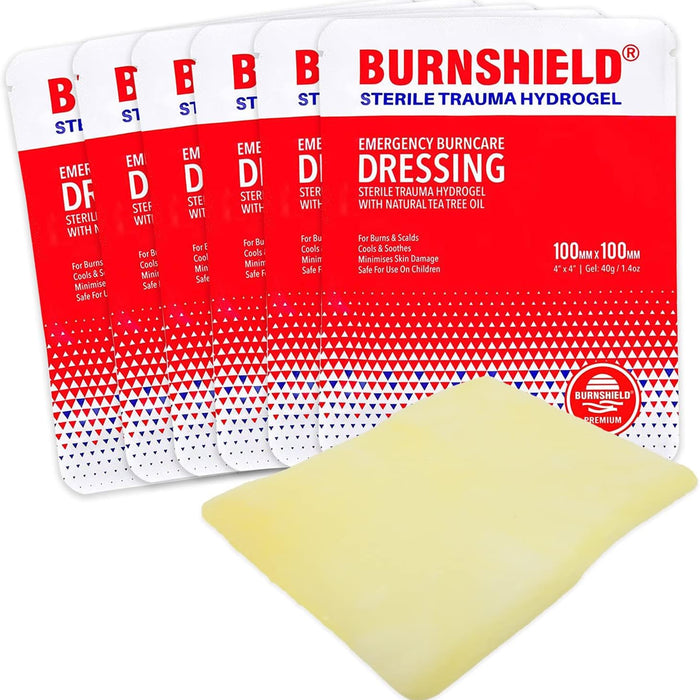 Burnshield 4 x 4 Inch Burn Dressing, Sterile, 6 Count product photo