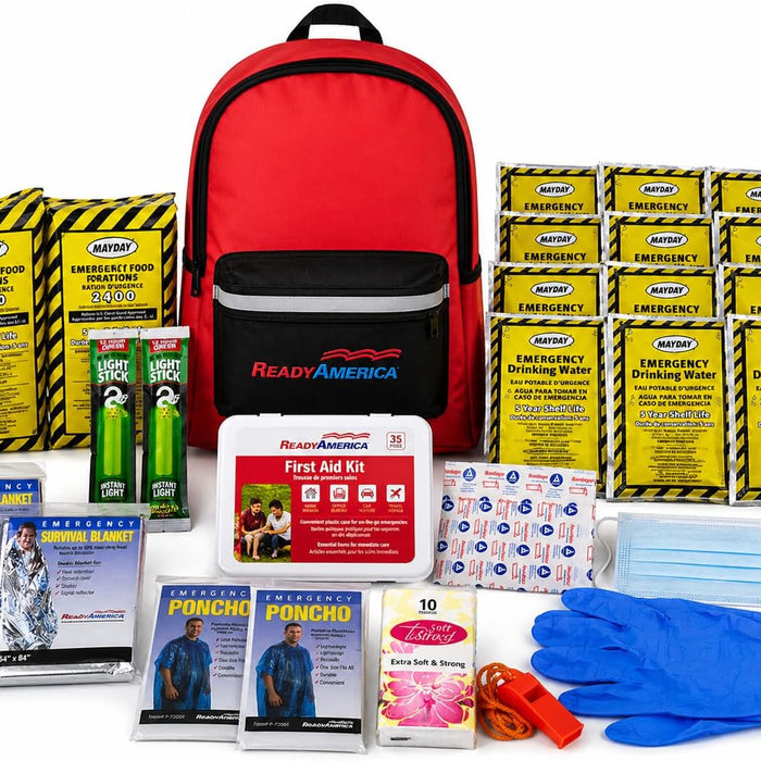Ready America 70280 72 Hour Emergency Kit, 2-Person, 3-Day Backpack product photo