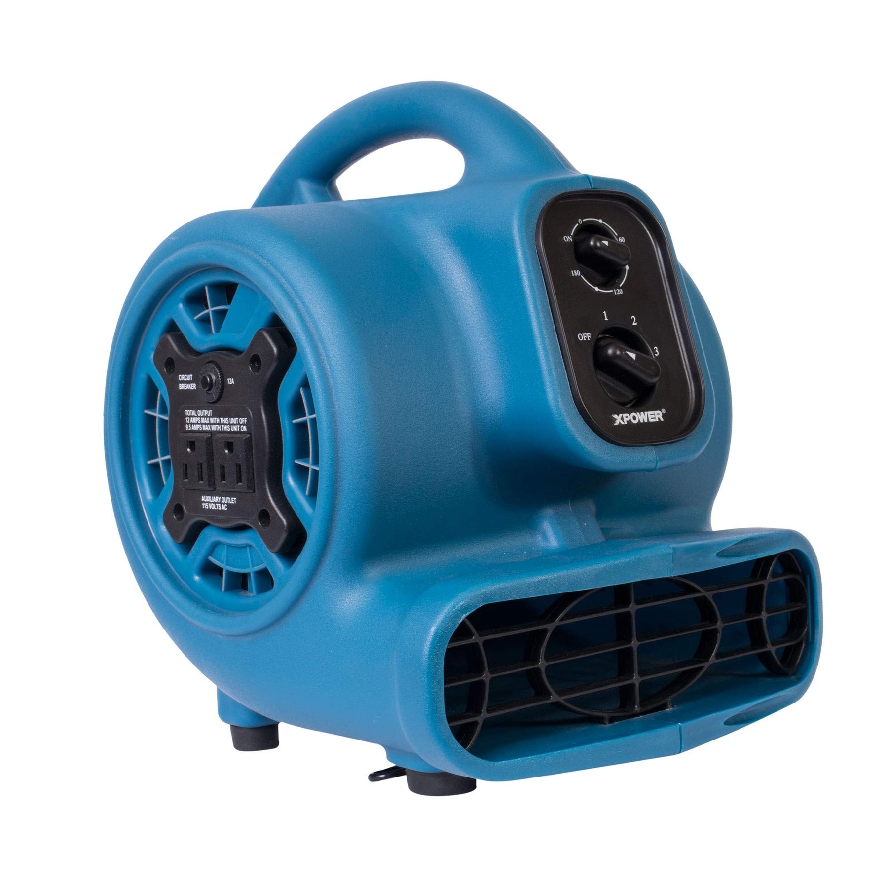 XPOWER P-230AT Mini Mighty Air Mover — 925 CFM, 1/4 HP, 3-Speed product photo