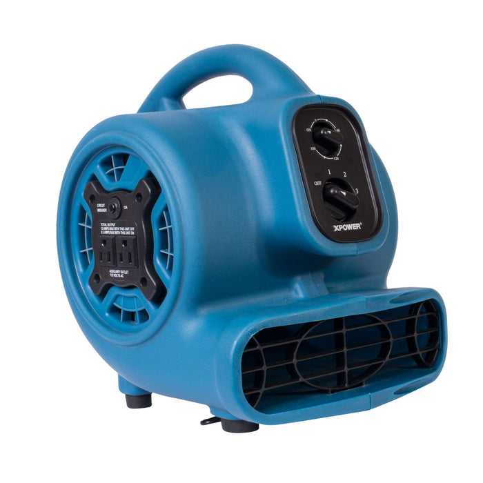 XPOWER P-230AT Mini Mighty Air Mover — 925 CFM, 1/4 HP, 3-Speed product photo