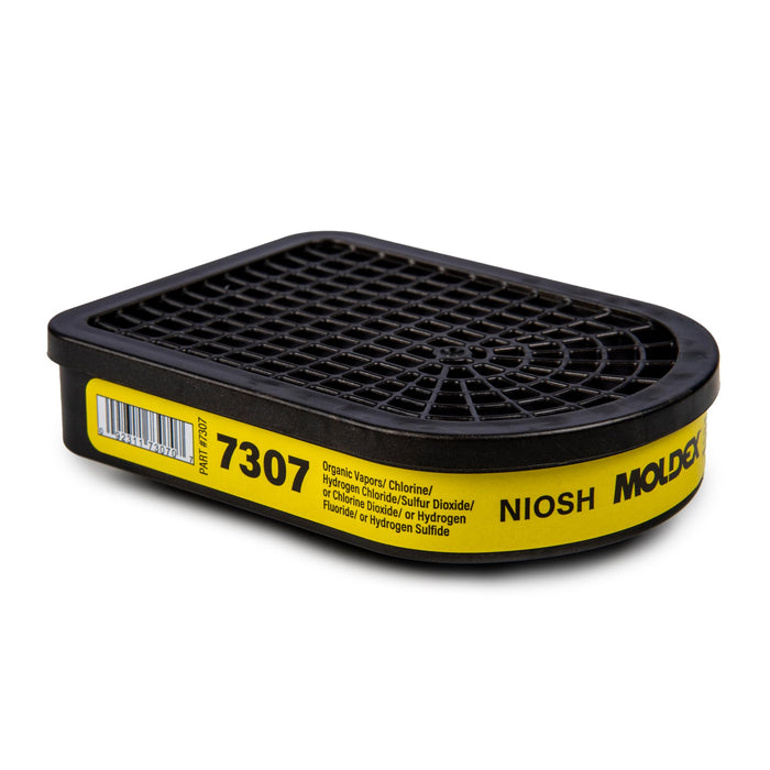 Moldex 7307 Respirator Cartridge — Organic Vapor And Acid Gas (Semi-Rectangular, Moldex 7000/9000) product photo