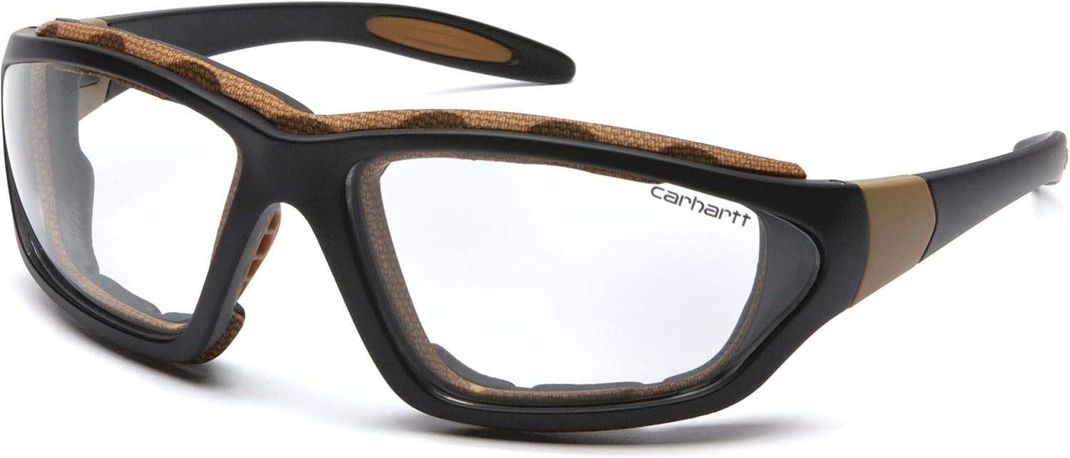 Carhartt Carthage Safety Glasses — ANSI Z87.1+ Vented Foam Carriage, Anti-Fog product photo