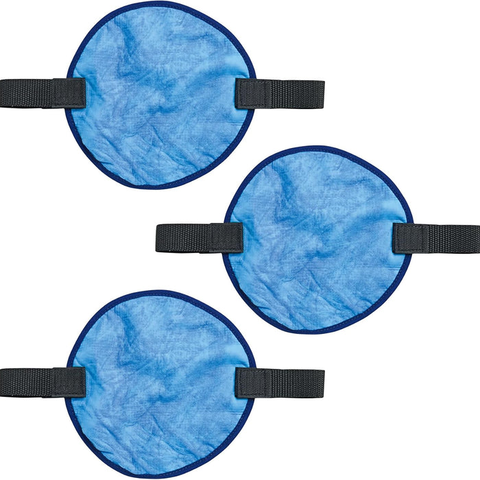 Ergodyne Chill-Its 6715CT Hard Hat Cooling Insert — Soak-and-Wear PVA 3-Pack product photo