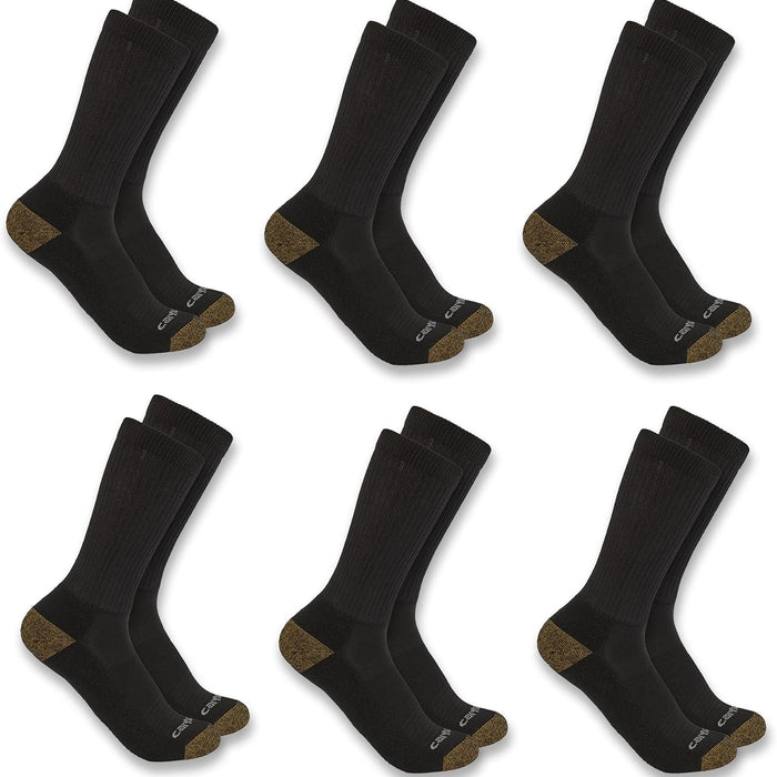 Carhartt Midweight Crew Work Socks (6-Pack) product photo