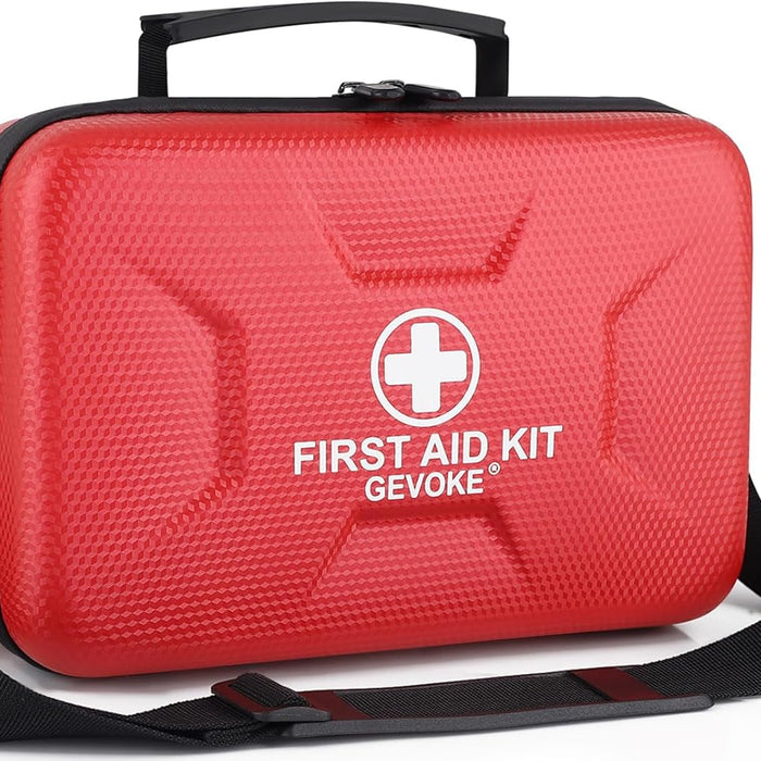 Gevoke 410-Piece First Aid Kit — Waterproof EVA Hard-Shell, for Car & Outdoors product photo