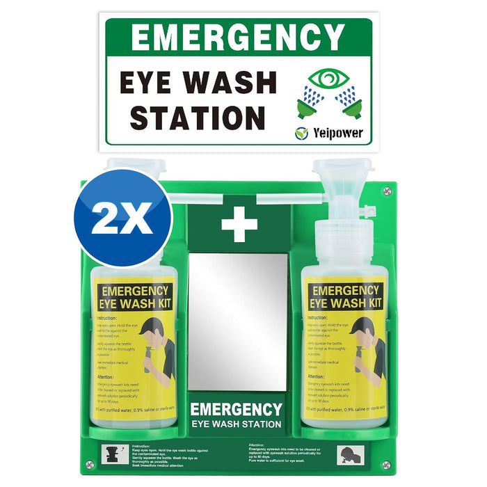 Yeipower Portable Eyewash Station Kit, OSHA-Approved product photo
