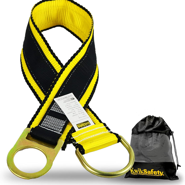 KwikSafety Gibbon Grip Cross Arm Strap Anchor — 3, 6 & 10 ft (Double D-Ring) product photo