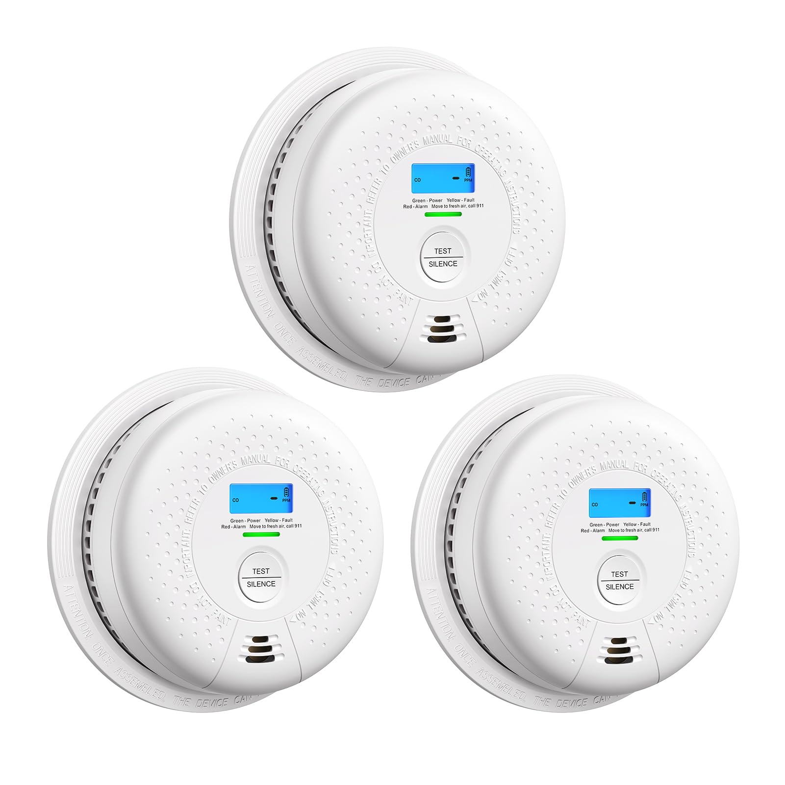 X-Sense SC01 Combination Smoke & Carbon Monoxide Detector product photo