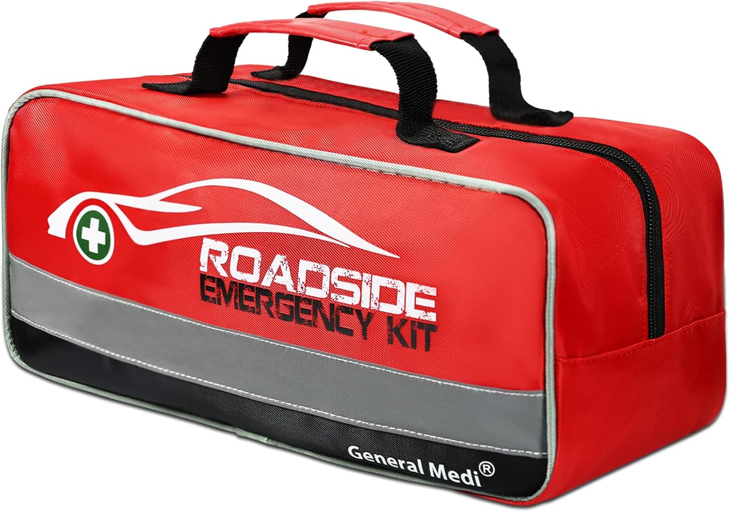 General Medi 127-Piece Roadside Car Emergency Kit with Mini First Aid Kit product photo