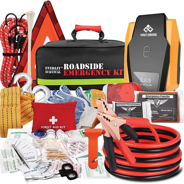Everlit Survival Car Emergency Kit, Roadside Safety Tool Kit product photo