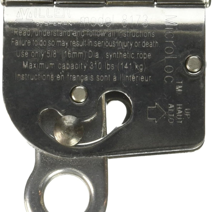 Miller 8173/U MicroLoc Wire Rope Grab — Trailing, 5/8 in Cable product photo