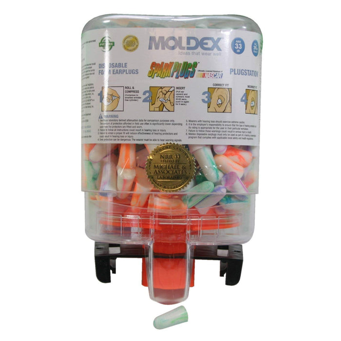 Moldex 6644 SparkPlugs Cordless Earplugs — NRR 33 (Metal-Detectable) product photo
