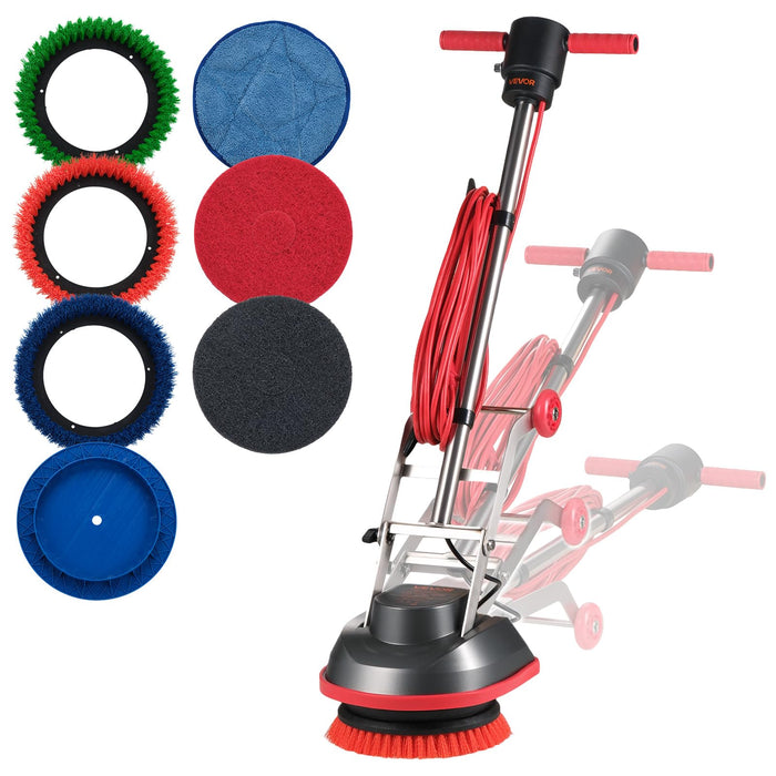 VEVOR Commercial Floor Scrubber & Polisher — 1900 RPM Max, 43 ft Cord product photo