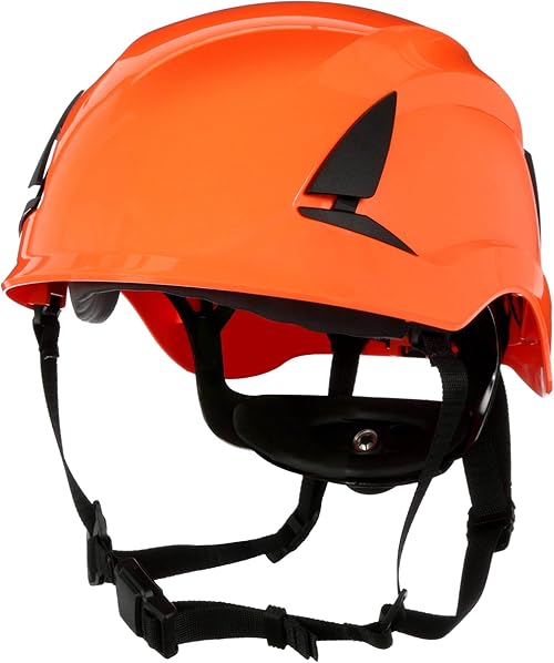 3M SecureFit X5007-ANSI Orange Safety Helmet 6-Point Class E product photo