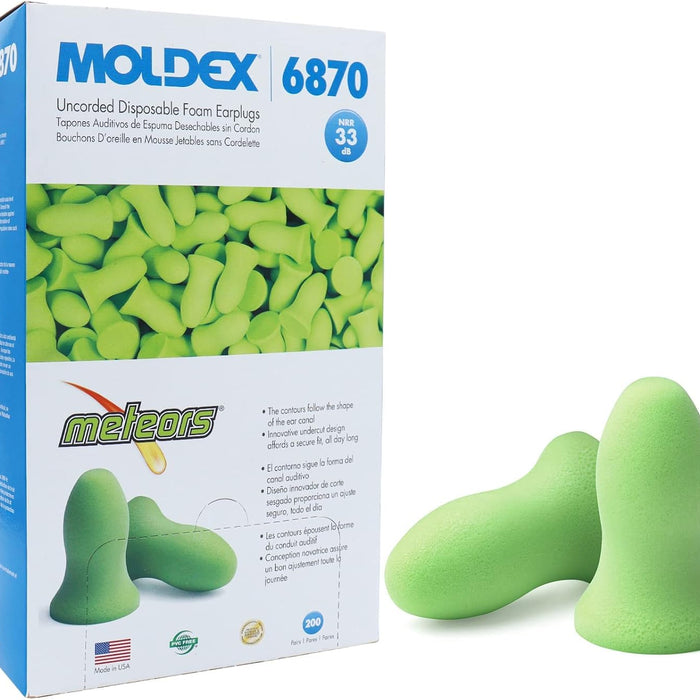 Moldex 6870 Meteors Cordless Earplugs — NRR 33 product photo
