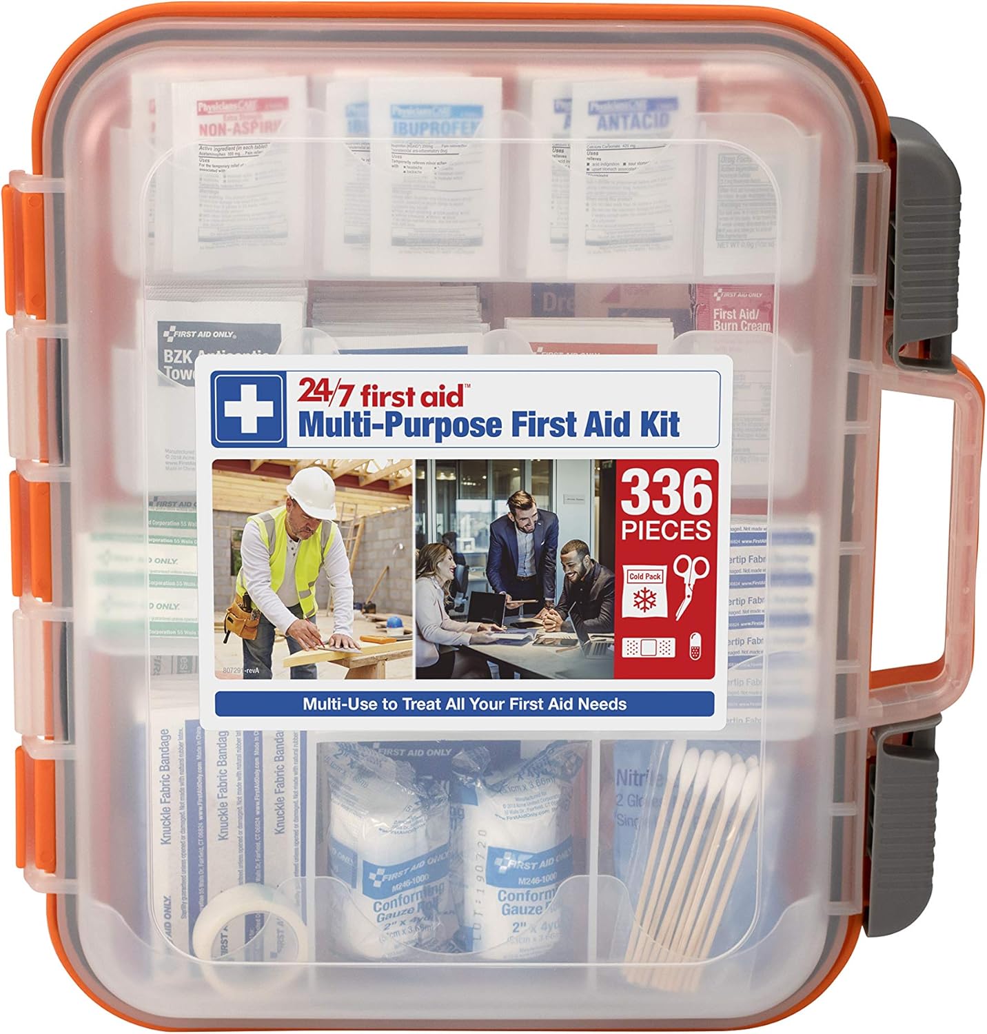 24/7 First Aid 100-Person First Aid Kit (59554) — Value Workplace Kit for OSHA First-Aid Programs product photo