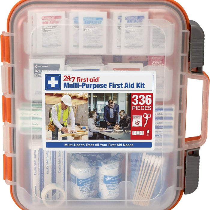 24/7 First Aid 100-Person First Aid Kit (59554) — Value Workplace Kit for OSHA First-Aid Programs product photo