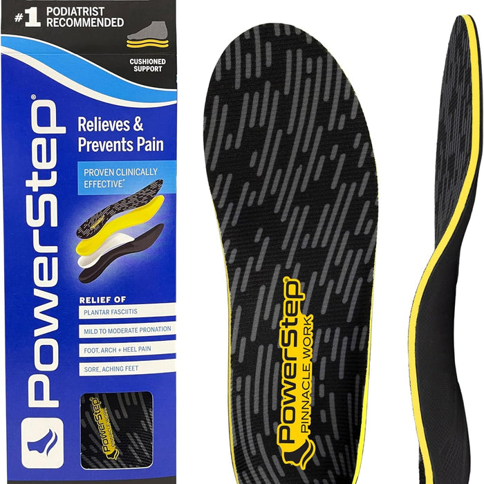 PowerStep Pinnacle Work Arch Support Insoles (Made in USA) product photo