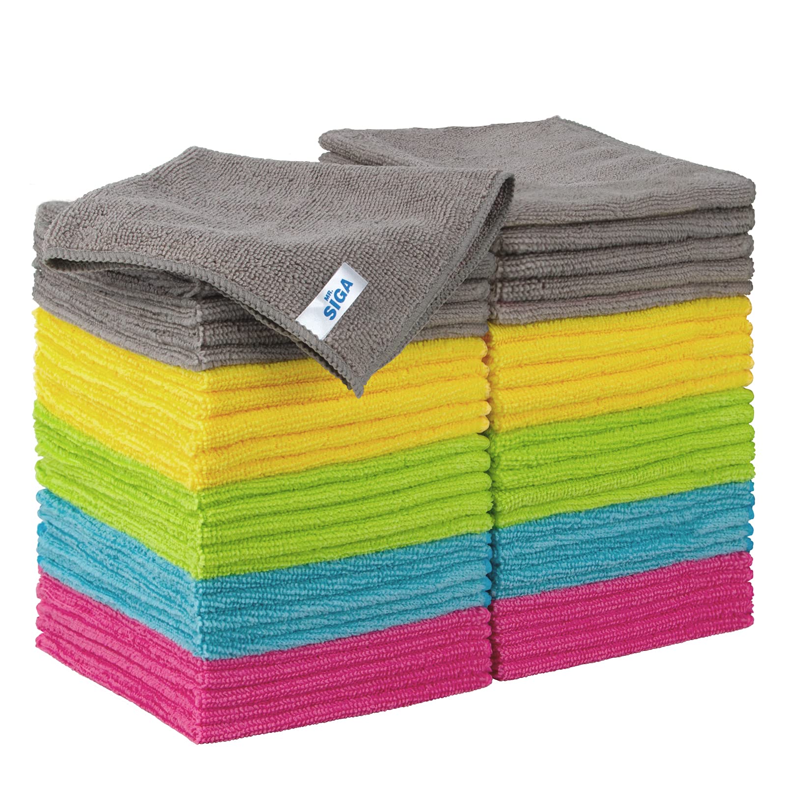 MR.SIGA Microfiber Cleaning Cloths — 50-Pack product photo