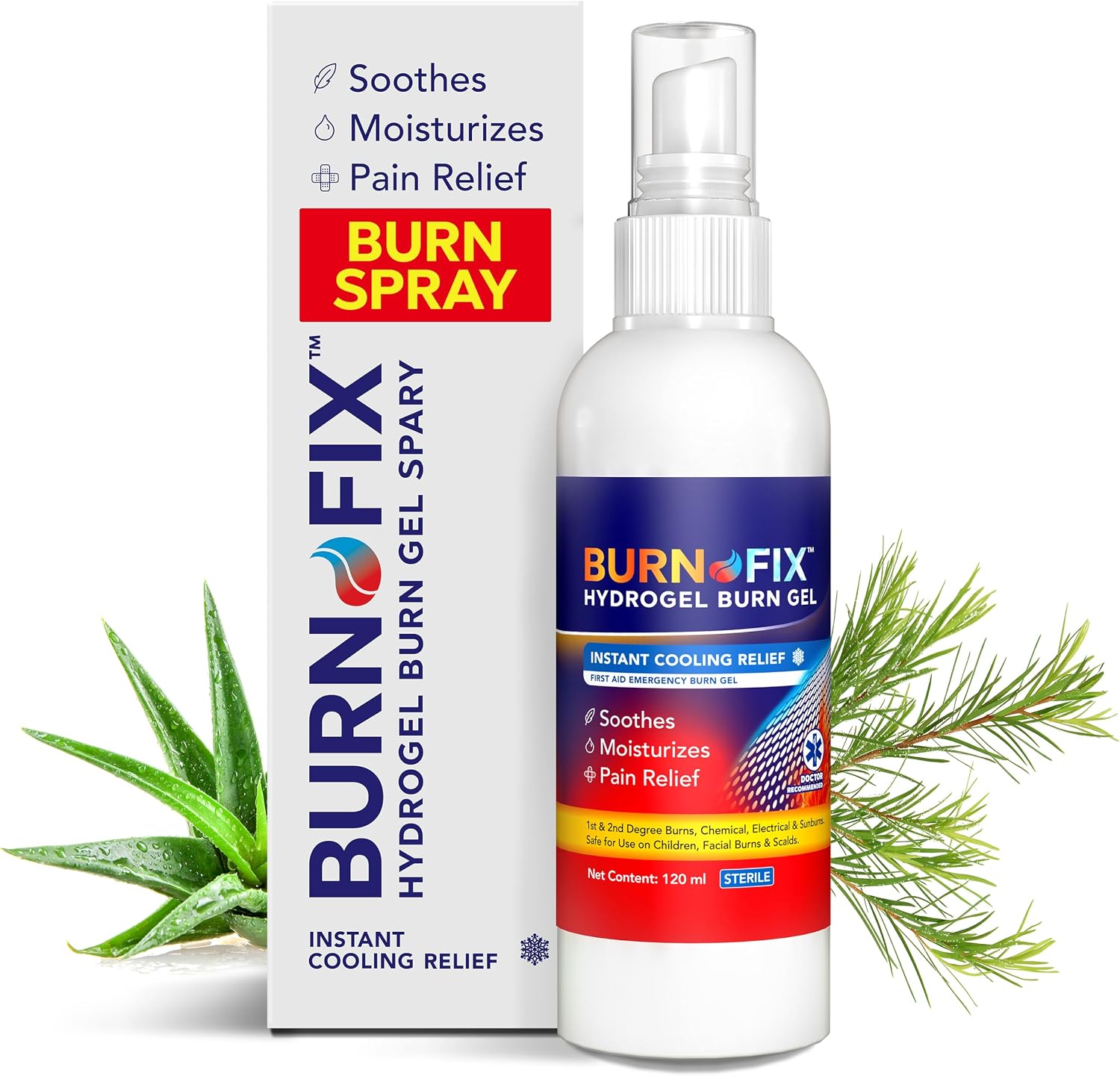 Burn-Fix Hydrogel Burn Spray — Fast No-Touch Coverage product photo