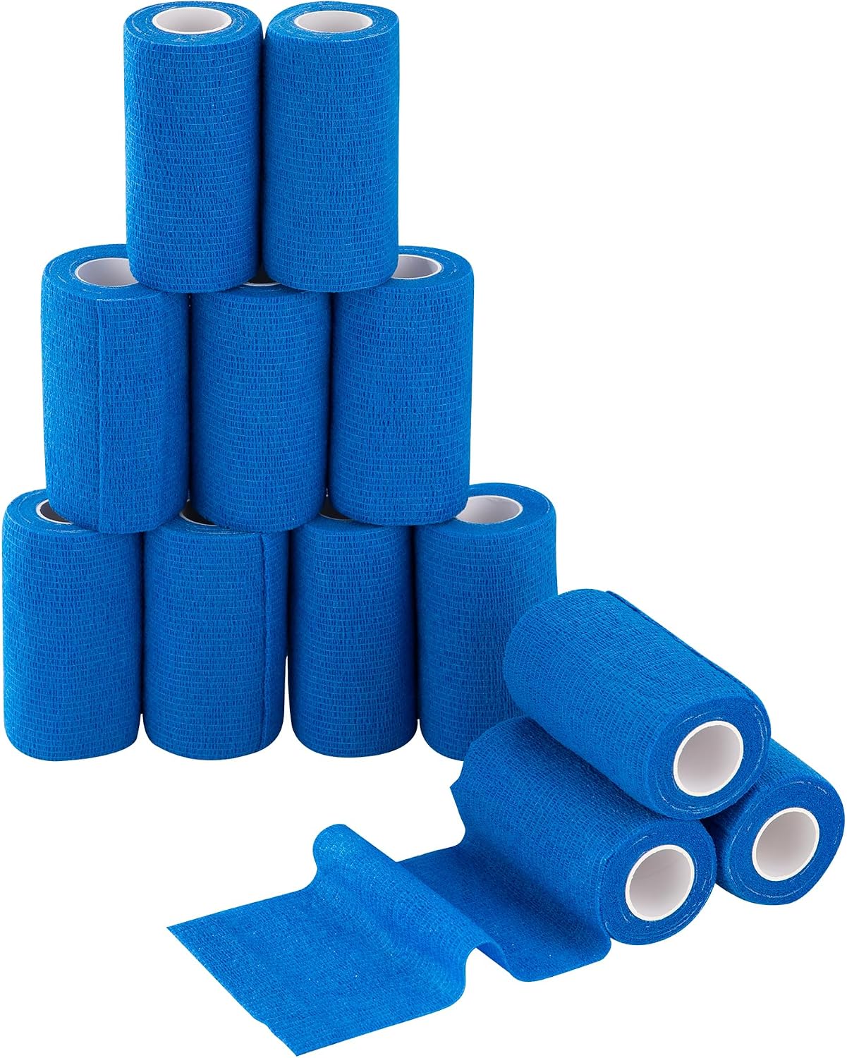 PHYTOP Adhesive Bandage Wrap 12 Pack, Vet Wrap, 4 Inches x 5 Yards product photo
