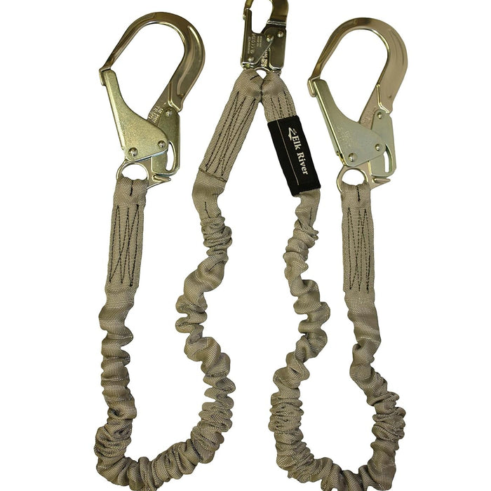 Elk River 35487 Flex-NoPac Adjustable Twin-Leg Rebar Hook Lanyard product photo