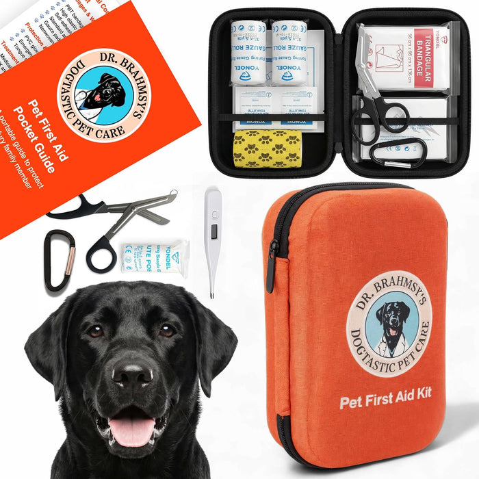 Dr. Brahmsy's Pet First Aid Kit for Dogs and Cats, Vet-Approved product photo