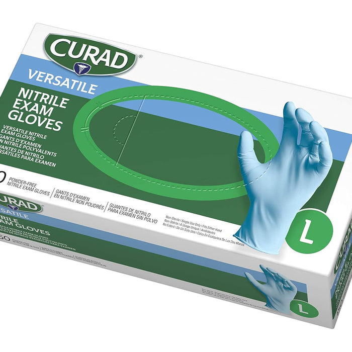 Curad Nitrile Exam Gloves — Full Texture Nitrile Gloves, 150 Count product photo