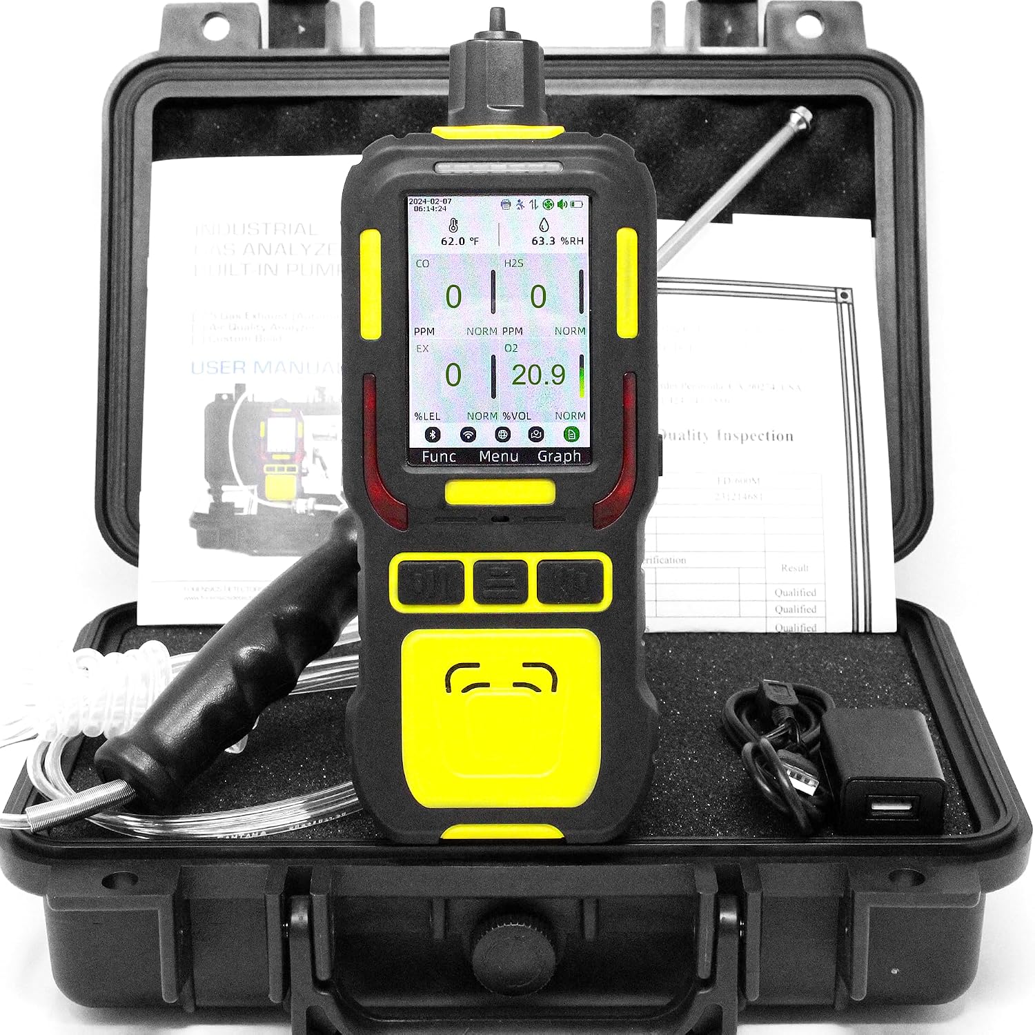 Forensics 4 Gas Data Logger Monitor — Transportable Job-Site Monitoring product photo