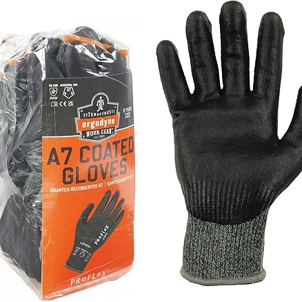 Ergodyne 7070 ProFlex A7 Cut + Impact Nitrile Work Gloves product photo