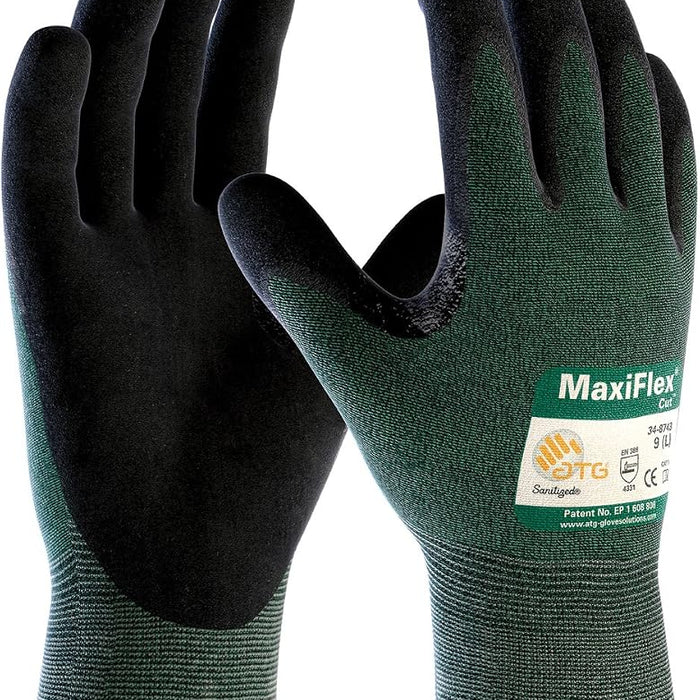 PIP MaxiFlex Cut 34-8743 ANSI A2 cut-resistant nitrile-coated gloves