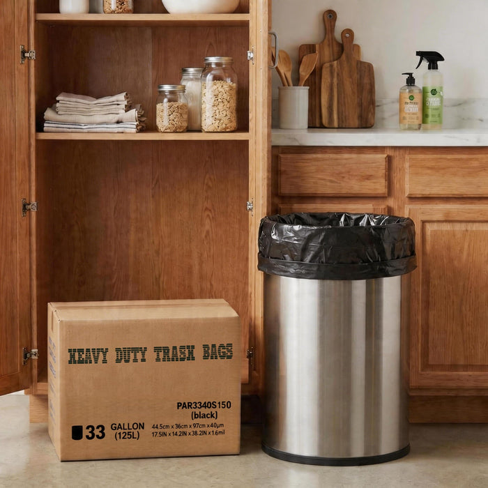 33 Gallon Trash Bags — 1.6 Mil, 150-Count product photo