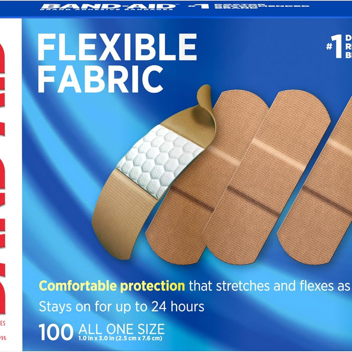 Band-Aid Flexible Fabric Bandages — Comfort Wound Care product photo