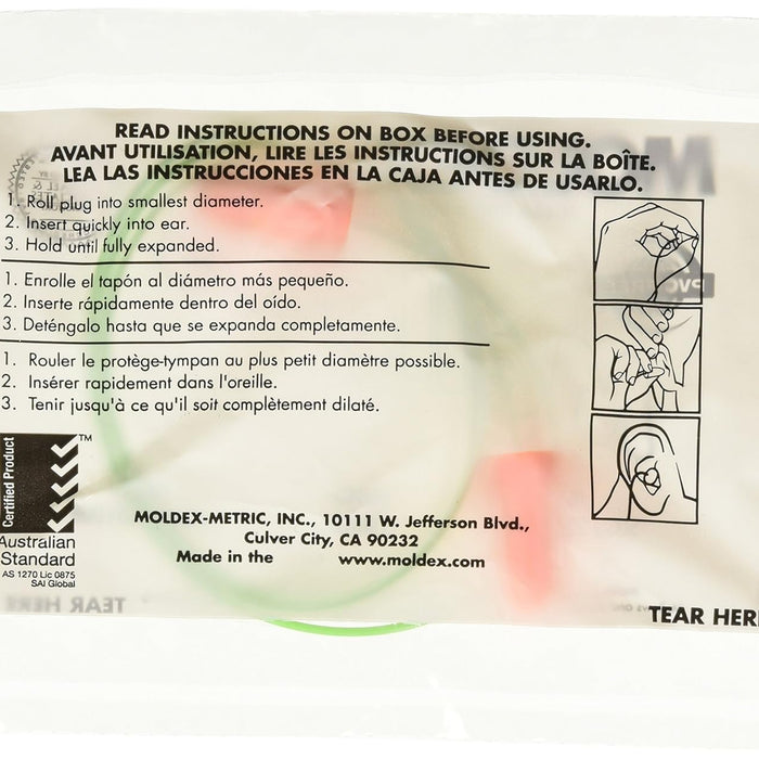 Moldex 6840 Mellows Corded Earplugs — NRR 30 product photo