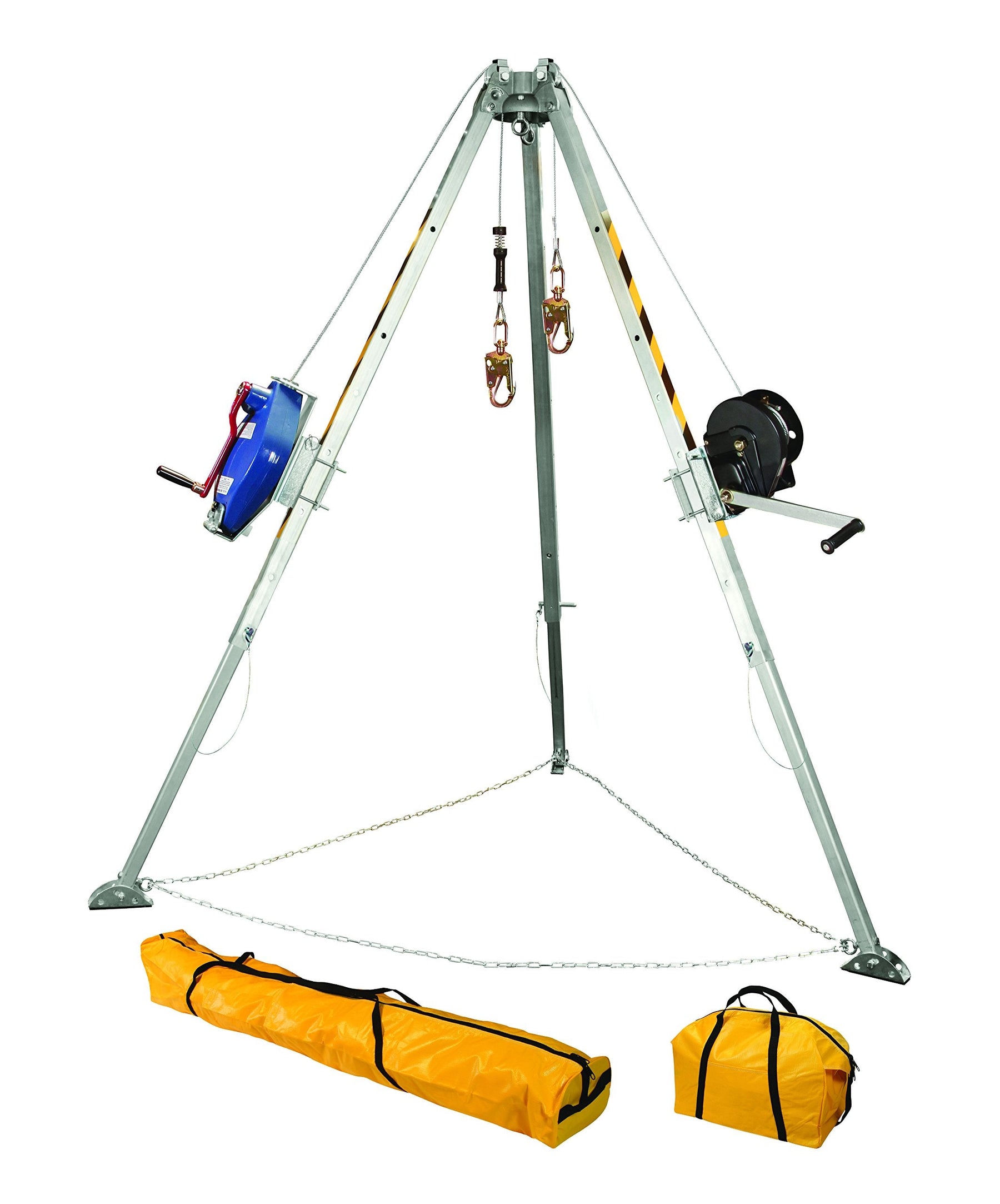 FallTech 7509 Confined Space Tripod Kit — 7276 Tripod + Personnel Winch + 3-Way Retrieval SRL (7281) product photo