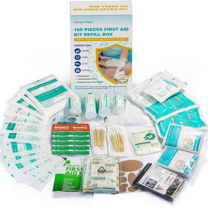 General Medi 160-Piece First Aid Refill Pack product photo