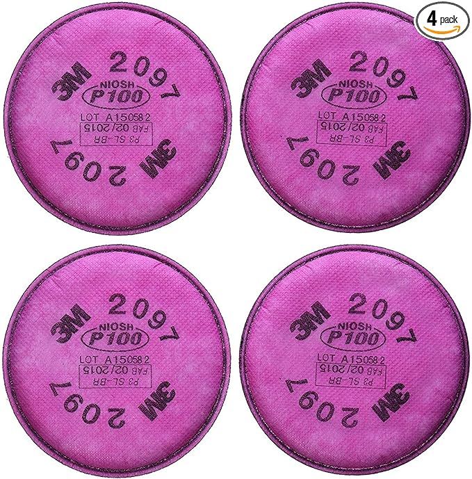 3M 2097 P100 Respirator Filter Nuisance Organic Vapor product photo