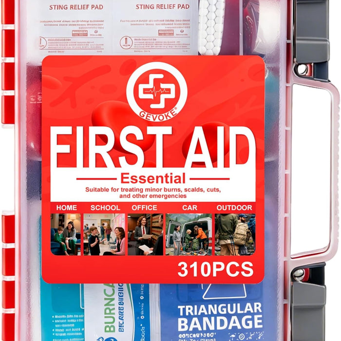 Gevoke Professional First Aid Kit, 310 Piece HardCase product photo