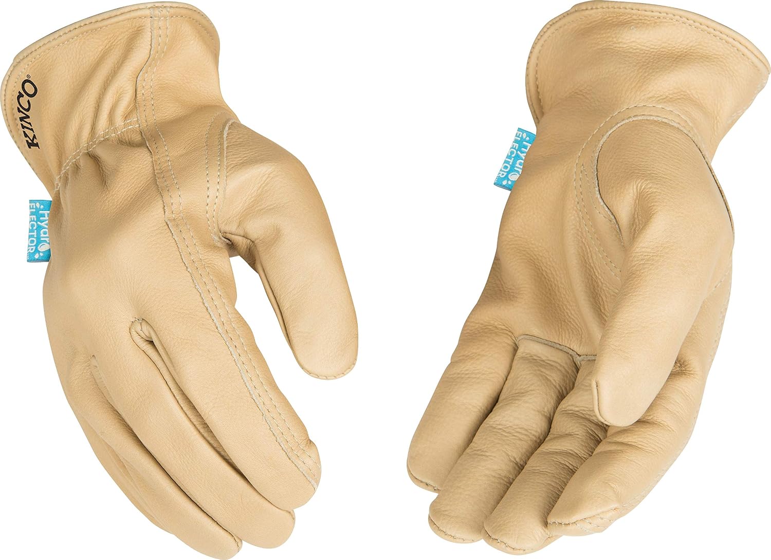 Kinco 398P Hydroflector Unlined Cowhide Work Gloves — Water-Resistant product photo
