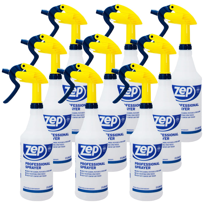 Zep HDPRO9 Professional Sprayer Bottles, 32 oz — Case of 9 product photo