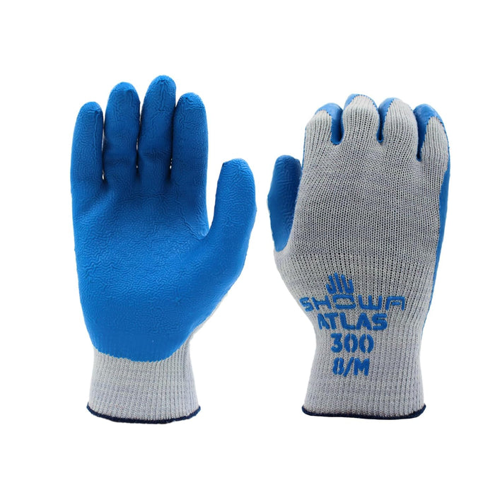 SHOWA Atlas 300 Gloves — Latex-Coated Work Gloves product photo