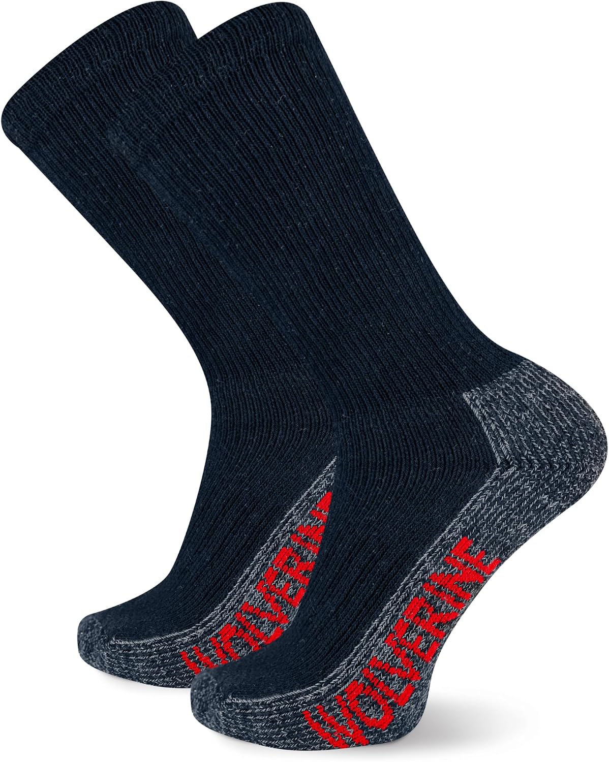 Wolverine Steel Toe Cotton Crew Work Socks (2-Pair, Size 7-12) product photo