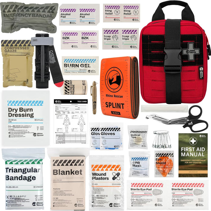 Rhino Rescue IFAK Trauma Kit with C-A-T Tourniquet, MOLLE (RRITKC-STD) product photo