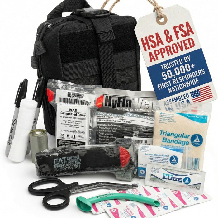 Scherber Premium IFAK Trauma Kit, Fully Stocked, Genuine NAR (SCHIF360BK1) product photo